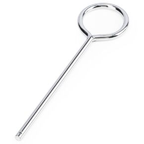 Support Retort Ring, Chrome-Plated Lab Support Ring Closed Extension Ring for Laboratory Experiment, Sturdy Corrosion Resistant, O.D. 140 mm I.D. 125 mm