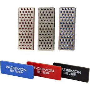 DEMON UNITED Ski and Snowboard Diamond Edge Files- 3 Pack- Can be Used with Demon's Elite X Side Edge Tool