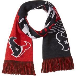 FOCO NFL unisex-adult Reversible Split Logo Scarf