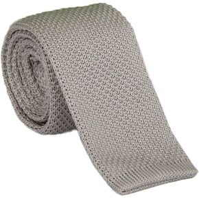 Men's Supper Skinny Knitted Tie Solid Colored Smart Casual Necktie Various Color