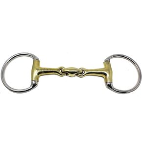 Horse SS Copper Tack Western English Eggbutt Snaffle Bit Oval Link 6" 35190E
