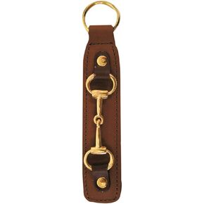 Intrepid International Snaffle Bit Leather Key Fob - Stylish and Durable Key Accessory