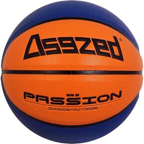 Basketballs 27.5/28.5/29.5" Leather Soft Touch Basketball Official Size 5/6/7 in&Outdoor Youth Women Men Basketball Deep Channel Wear-Resistant Anti-Slip(Deflated,Without Pump)
