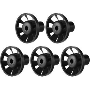Lasnten 5PCS Blowing Dust Nuts Rotary Tool Dust Blower Attachment Rotary Dust Blower Fan for Electric Grinder and Rotary Tool Accessories
