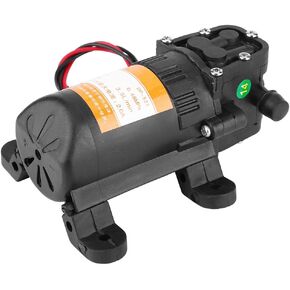 Diaphragm Pump, 12V/2A 0.48MPA Plastic Mini Diaphragm 3.5L/Min Diaphragm Accessory for Water with Good Performance