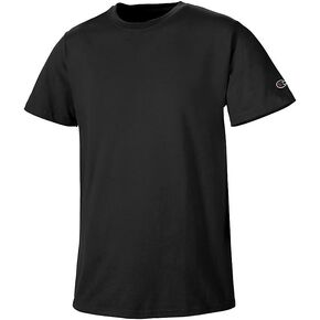 Champion Men's Script Logo Midweight Classic Jersey T-Shirt, LiteGrey, M