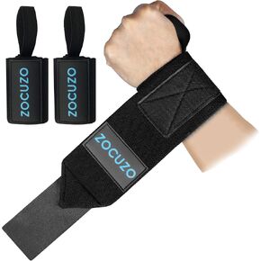 Wrist Wraps (Pair) Optimize Your Support and Stability for Peak Performance with Flexible Fit for Men & Women For Gym Workouts, Weight Lifting, Powerlifting & Strength Training