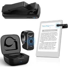 أداة تحويل الصفحات بجهاز التحكم عن بعد لجهاز Kindle Paperwhite Oasis، قارئ الترددات اللاسلكية الإلكتروني، أقراص النقر عن بعد لقراءة الروايات، وحدة تحكم فيديو الكاميرا للهاتف iPad iOS Android - صفحة للأمام فقط in Kuwait