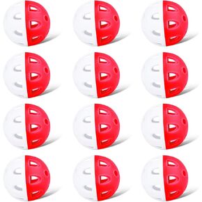 Rubber Golf Practice Ball, 12 Pack or 24 Pack, Realistic Feel and Lasting Limited Flight Training Balls for Indoor or Outdoor