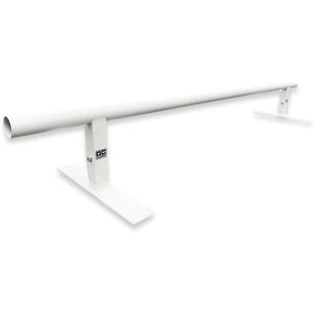 OC Ramps 8ft Round Skate Rail - Glow in The Dark Skateboard Rail for Grinding - Adjustable Height Metal Skateboarding Obstacle Great for BMX, Scooters, Snowboard and Inline Skaters as Well