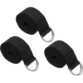 PATIKIL Yoga Strap for Stretching Cotton Yoga Belt with Adjustable Metal D-Ring Buckle Stretch Band for Fitness Pilates