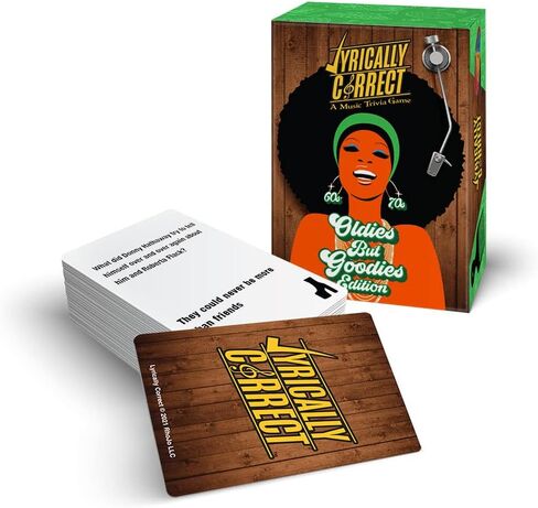 Lyrically Correct 80'S Mixtape Hip Hop, R & B, Funk and Pop Music Trivia Card Game |Multi-Generational Family Gatherings, Adult Game Night and Fun Trivia in Saudi Arabia