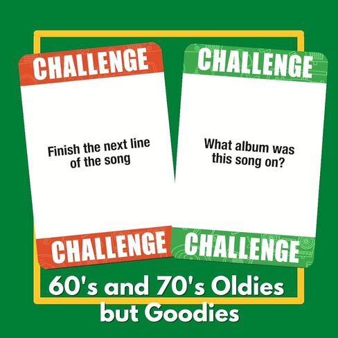 Lyrically Correct 80'S Mixtape Hip Hop, R & B, Funk and Pop Music Trivia Card Game |Multi-Generational Family Gatherings, Adult Game Night and Fun Trivia in Saudi Arabia