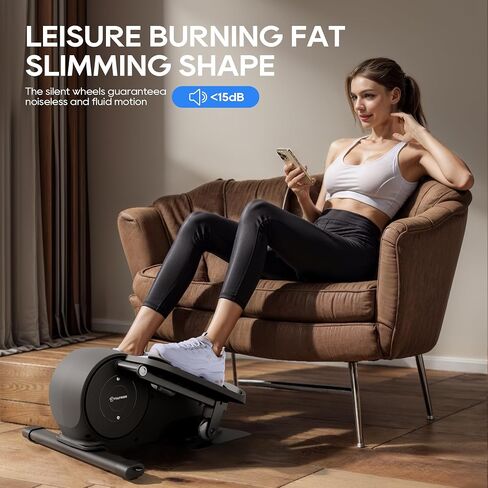 Under Desk Elliptical, is Suitable for The Rehabilitation of The Legs of The Elderly and for Women's Fat Loss and Slimming Exercises. Ellipse Leg Exerciser as Seen on Tv, No Assembly Required in Saudi Arabia