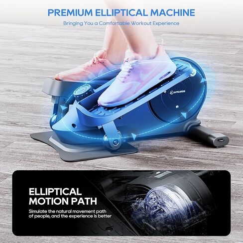 Under Desk Elliptical, is Suitable for The Rehabilitation of The Legs of The Elderly and for Women's Fat Loss and Slimming Exercises. Ellipse Leg Exerciser as Seen on Tv, No Assembly Required in Saudi Arabia