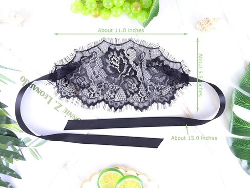 Women Mysterious Black Lace Masks in Kuwait