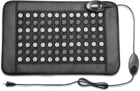 Infrared Heating Pad for Back Pain, EMF-Free,16.5 x 26 Inches, Jade and Tourmaline, Smart Controller, Auto Shut Off in Saudi Arabia