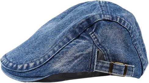 Denim Hats for Women Vintage Denim Cowboy Hat Newsboy Hat for Men Women in Saudi Arabia