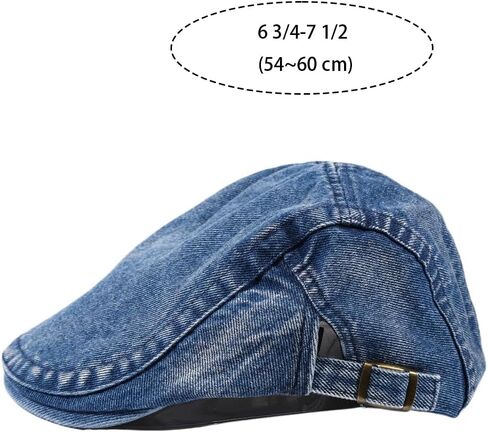Denim Hats for Women Vintage Denim Cowboy Hat Newsboy Hat for Men Women in Saudi Arabia