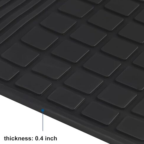 حصيرة أرضية سيارة مطاطية مخصصة تناسب أودي Q7 2017 2018 2019 2020 2021 2022 بطانات أرضية أوتوماتيكية سوداء كاملة لجميع الأحوال الجوية شديدة التحمل عديمة الرائحة in Kuwait