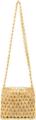 YYW Round Straw Bag Handwoven Natural Summer Beach Shoulder Bag Rattan Crossbody Purse for Women in Saudi Arabia