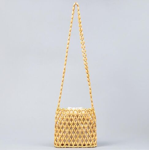YYW Round Straw Bag Handwoven Natural Summer Beach Shoulder Bag Rattan Crossbody Purse for Women in Saudi Arabia