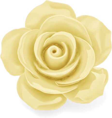 Romantic Fashion Statement Pink Blue Black White Red Floral Blooming 3D Carved Large Rose Flower Brooch Scarf Pin for Women Teen in Saudi Arabia