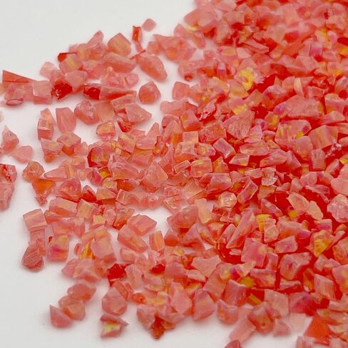 Crushed Created Opal Stone for Wood Inlay Resin Craft Jewelry Making DIY (Peacock Green, 2 Grams) in Saudi Arabia