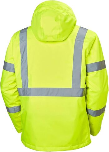 Helly-Hansen Workwear Alta Waterproof High Visibility Shell Jackets for Men with Detachable Hood and Napoleon Pocket; Class 3 in Saudi Arabia