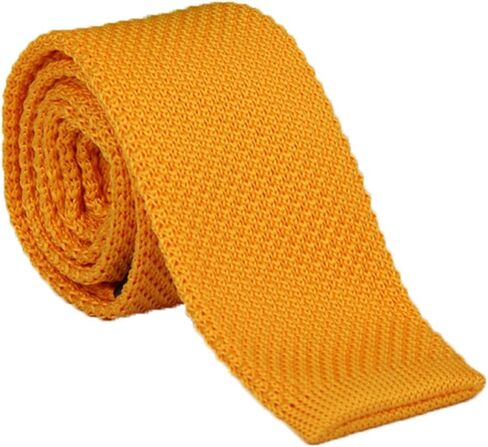 Men's Supper Skinny Knitted Tie Solid Colored Smart Casual Necktie Various Color in Saudi Arabia