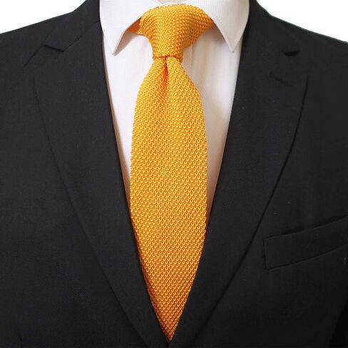 Men's Supper Skinny Knitted Tie Solid Colored Smart Casual Necktie Various Color in Saudi Arabia