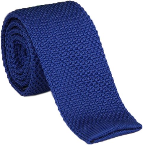 Men's Supper Skinny Knitted Tie Solid Colored Smart Casual Necktie Various Color in Saudi Arabia