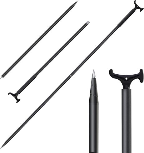 عمود مرساة ودفع 7.75 بوصة، عمود مرساة للمياه الضحلة مع مقبض على شكل حرف T وبوصلة، دبوس مرساة من الألياف الزجاجية متعدد الوظائف على الشاطئ in Kuwait