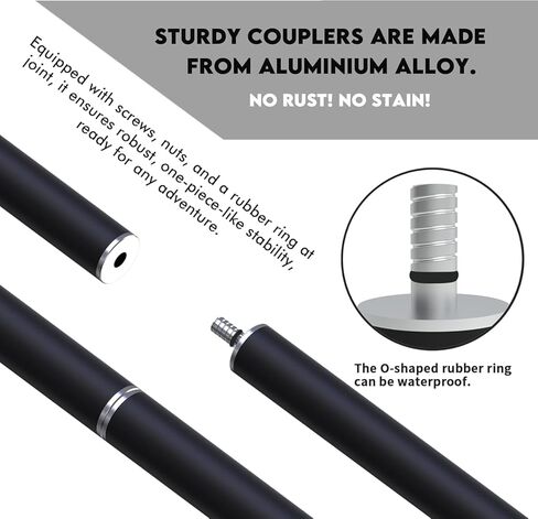 عمود مرساة ودفع 7.75 بوصة، عمود مرساة للمياه الضحلة مع مقبض على شكل حرف T وبوصلة، دبوس مرساة من الألياف الزجاجية متعدد الوظائف على الشاطئ in Kuwait