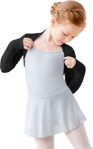 Modal Girls Kids Ballet Shrug Sweater Open Front Athletic Bolero Cardigan for Leotards in Saudi Arabia