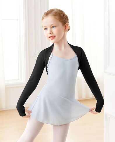 Modal Girls Kids Ballet Shrug Sweater Open Front Athletic Bolero Cardigan for Leotards in Saudi Arabia