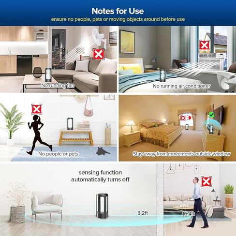 سانسي 42 وات مطهر قوي للأشعة فوق البنفسجية مع مؤقت للتحكم عن بعد، 99.99٪ مصباح UVC بطول موجي 254 نانومتر، محمول لتنظيف الهواء في غرفة كبيرة أو مكتب أو مدرسة - خالي من الأوزون in Kuwait