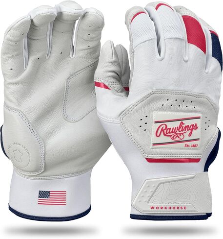 Rawlings | Workhorse Baseball Batting Gloves | Adult Sizes | Multiple Colors in Saudi Arabia