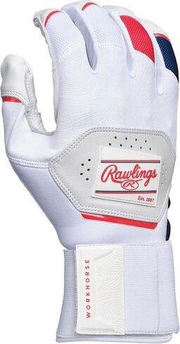 Rawlings | Workhorse Baseball Batting Gloves | Compression Strap | Adult Sizes | Multiple Colors in Kuwait