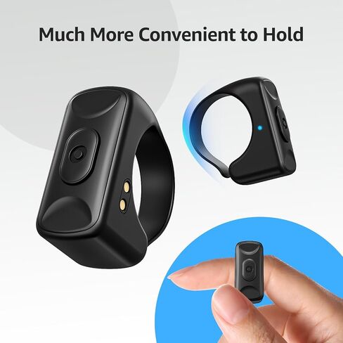 أداة تحويل الصفحات بجهاز التحكم عن بعد لجهاز Kindle Paperwhite Oasis، قارئ الترددات اللاسلكية الإلكتروني، أقراص النقر عن بعد لقراءة الروايات، وحدة تحكم فيديو الكاميرا للهاتف iPad iOS Android - صفحة للأمام فقط in Kuwait