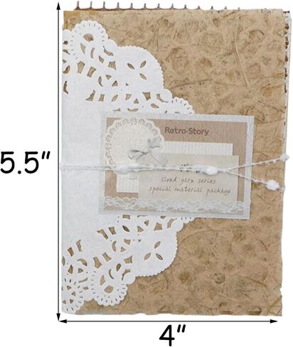 HEVSTIL 16Pcs Pcs Handmade Scrapbook Paper Craft Textured Paper Scrapbook Paper Textured Handmade Paper Mesh Fabric Mix Neutral Decorative Scrap Paper for Card Making Embossed DIY,4.2x5.8(Green) in Saudi Arabia