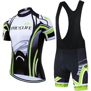 Cycling Jersey Men Set Shorts Sleeves Cycling Jersey and Shorts Men set with Padded Men's Cycling Clothing
