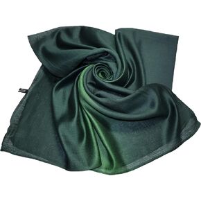 Cotton Silk Scarf Elegant Soft Wraps Color Shade Scarves for Women all year round