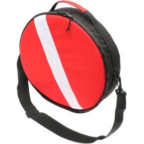 SM SunniMix Round Scuba Regulator Gear Protective Bag Snorkeling Dive Zipper Design w/ Shoulder Strap