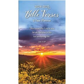 Turner Photographic Bible Verses 2025 Photo 2-Year Pocket Planner - Pf (25998961001)