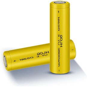RAFZCCF 2 Pack 3.7 Volt 18650 Rechargeable Battery, 3000mAh Battery Flat Top Lithium Battery for Flashlight, Headlamp