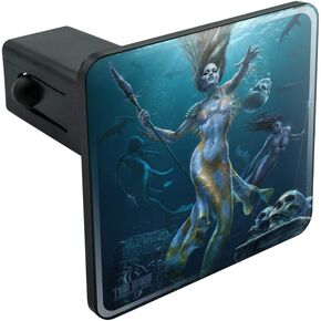 GRAPHICS & MORE Mermaid Ocean Hunt Tow Trailer Hitch Cover Plug Insert