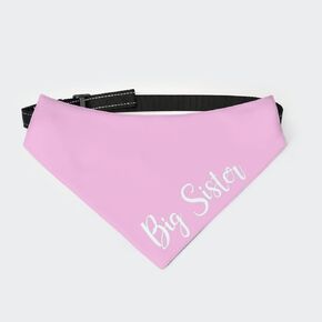 im Going to be Big Sister Dog Bandana,Gender Reveal,Baby Announcement,Pregnancy Announcement for Dog Lover Owner Upgraded Fabric, Buckle Design (Large)