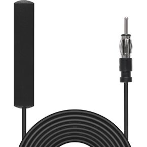 Car Antenna Car Stereo FM AM Radio Antenna Car Adhesive Mount Hidden Patch Antenna for Vehicle Truck SUV Car Stereo in Dash Head Unit CD Media Receiver Player Audio HD Radio Tuner Amplifier