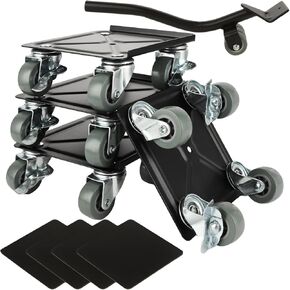 CertBuy Furniture Mover Pro Set Furniture Dolly Furniture Movers with 4 Wheels 1200lbs 550kg Load Capacity for Moving Heavy Furniture Refrigerator Sofa Cabinet
